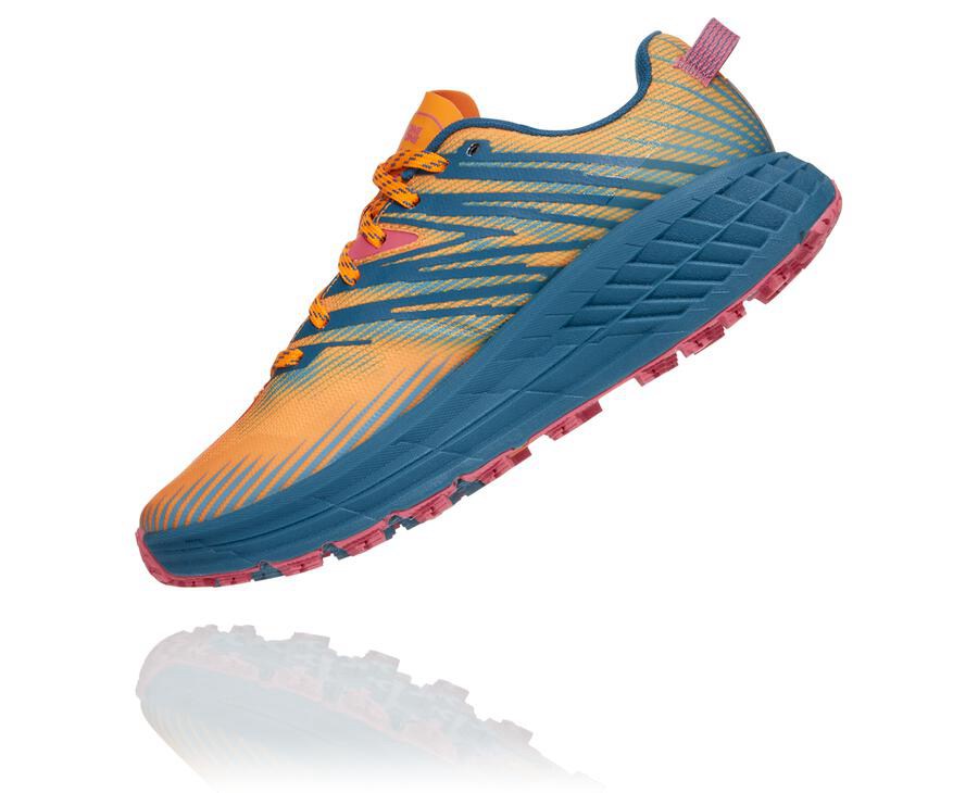 Hoka One One Spor Ayakkabı Kadın Mavi - Speedgoat 4 - GN2863150